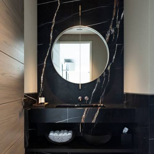 black marble for luxury home spaces
