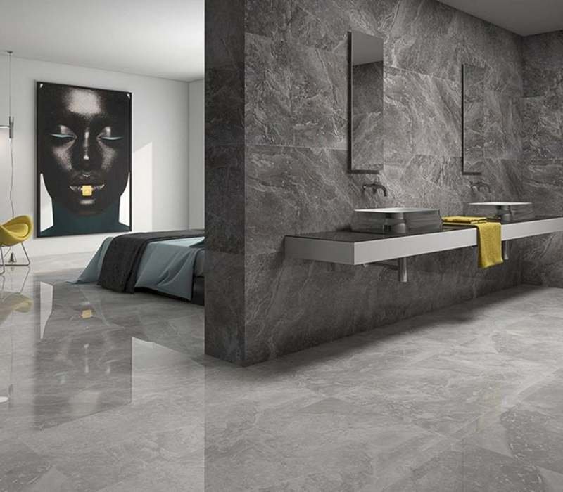 picaso Grey marble flooring and wall cladding